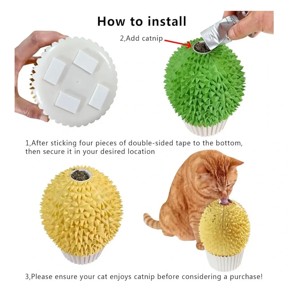 Cat Catnip Self Grooming Brush